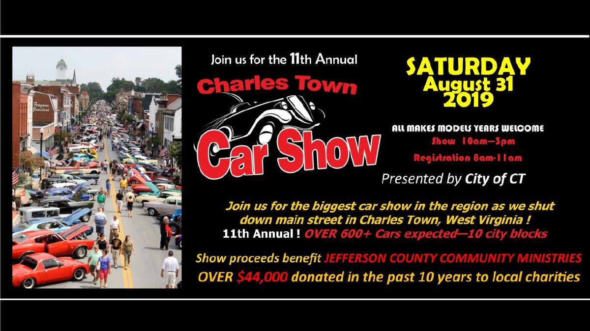 Charles Town Car Show, Charles Town, August 31 2019 AllEvents.in