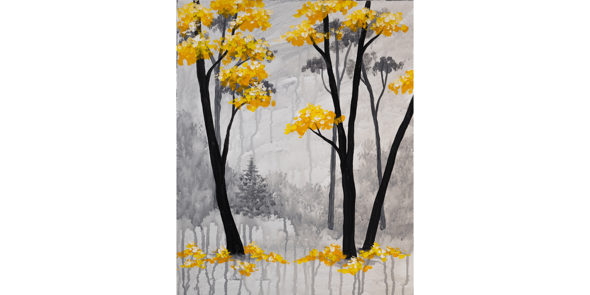Foret Noir et Jaune - Paint and Sip in San Francisco | Classpop!™, 28 November | Event in Danville | AllEvents