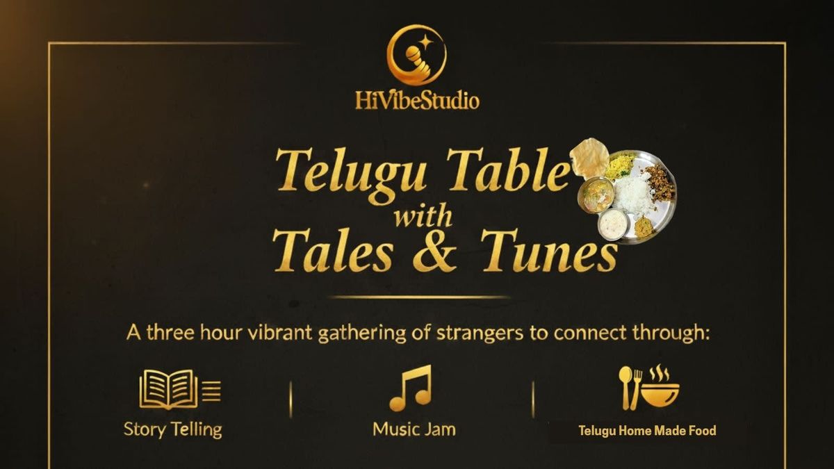 Telugu Table with Tales &amp; Tunes, 30 November | Event in Secunderabad | AllEvents