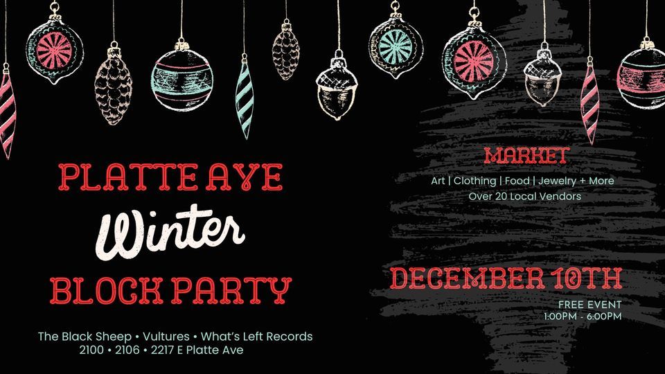 Platte Ave Winter Market The Black Sheep // Vultures // Whats Left