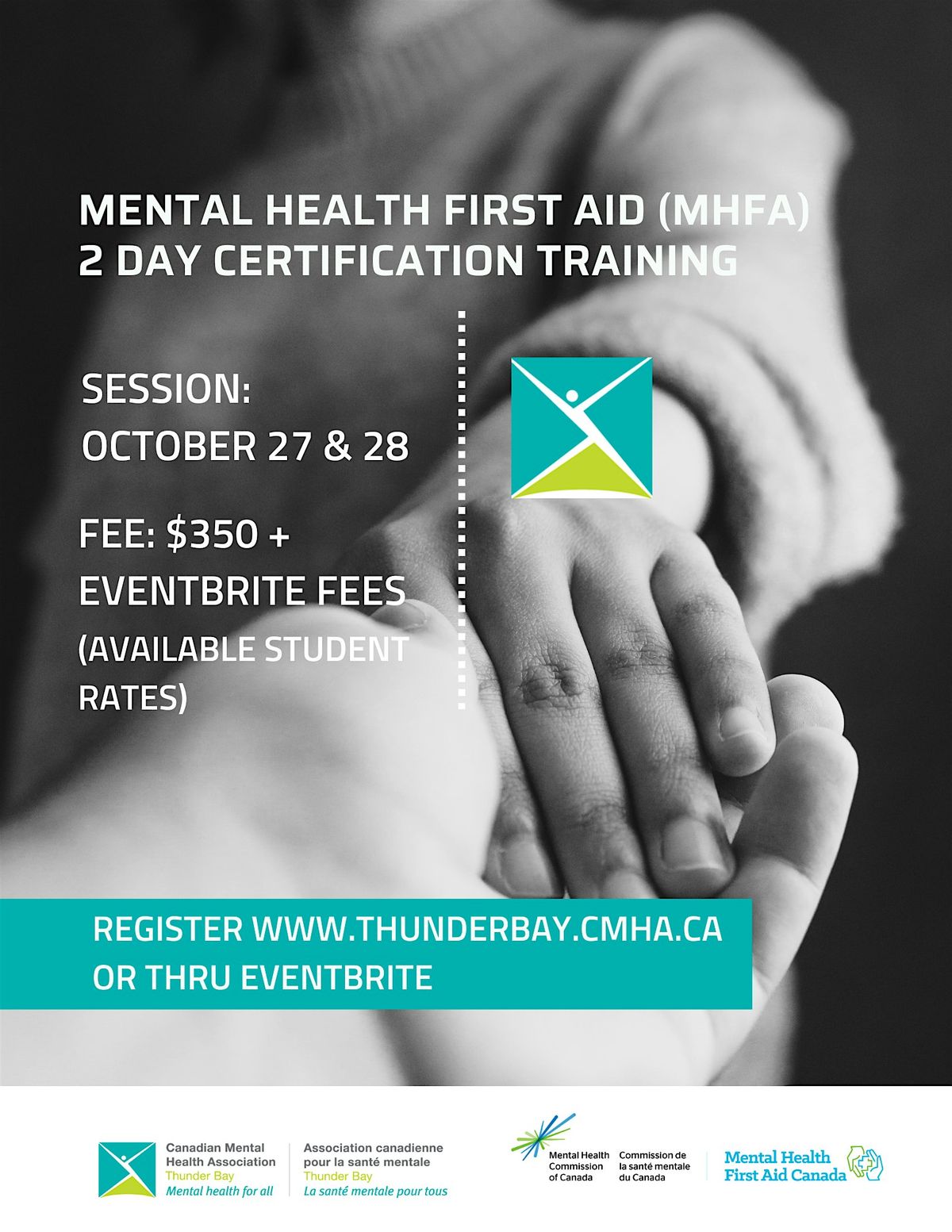 Mental Health First Aid Certification Training 2026, CMHA Thunder Bay ...