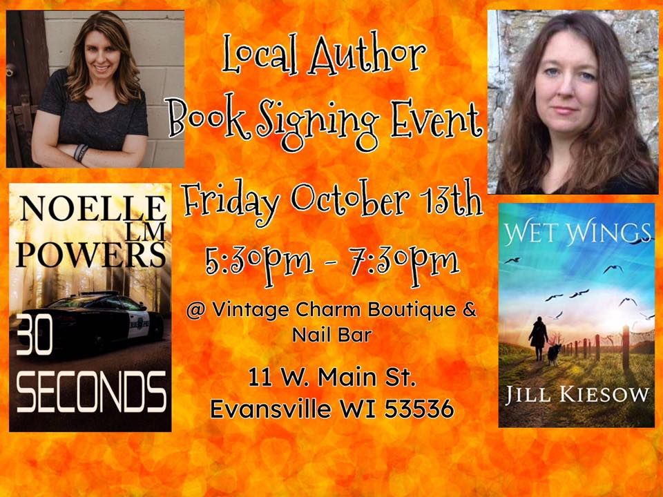 Local Author Book Signing, Vintage Charm Boutique & Nail Bar