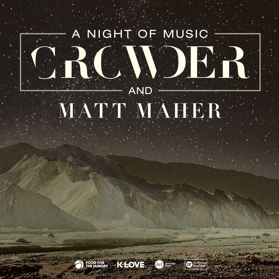 Crowder & Matt Maher, 2 June | Event in Champaign | AllEvents
