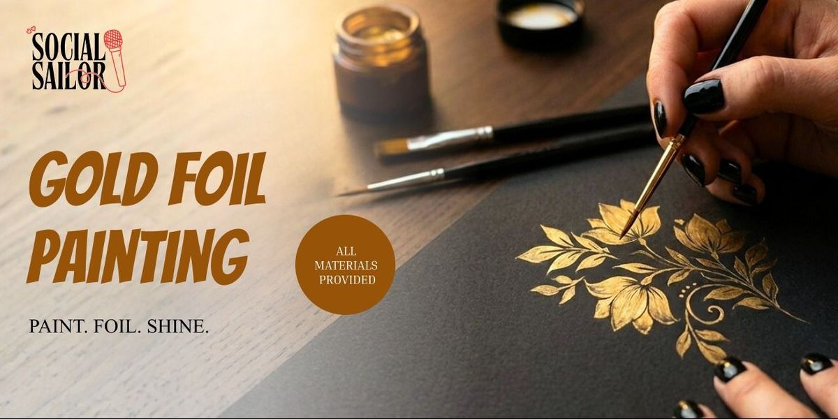 Gold Foil Art Date - Delhi NCR