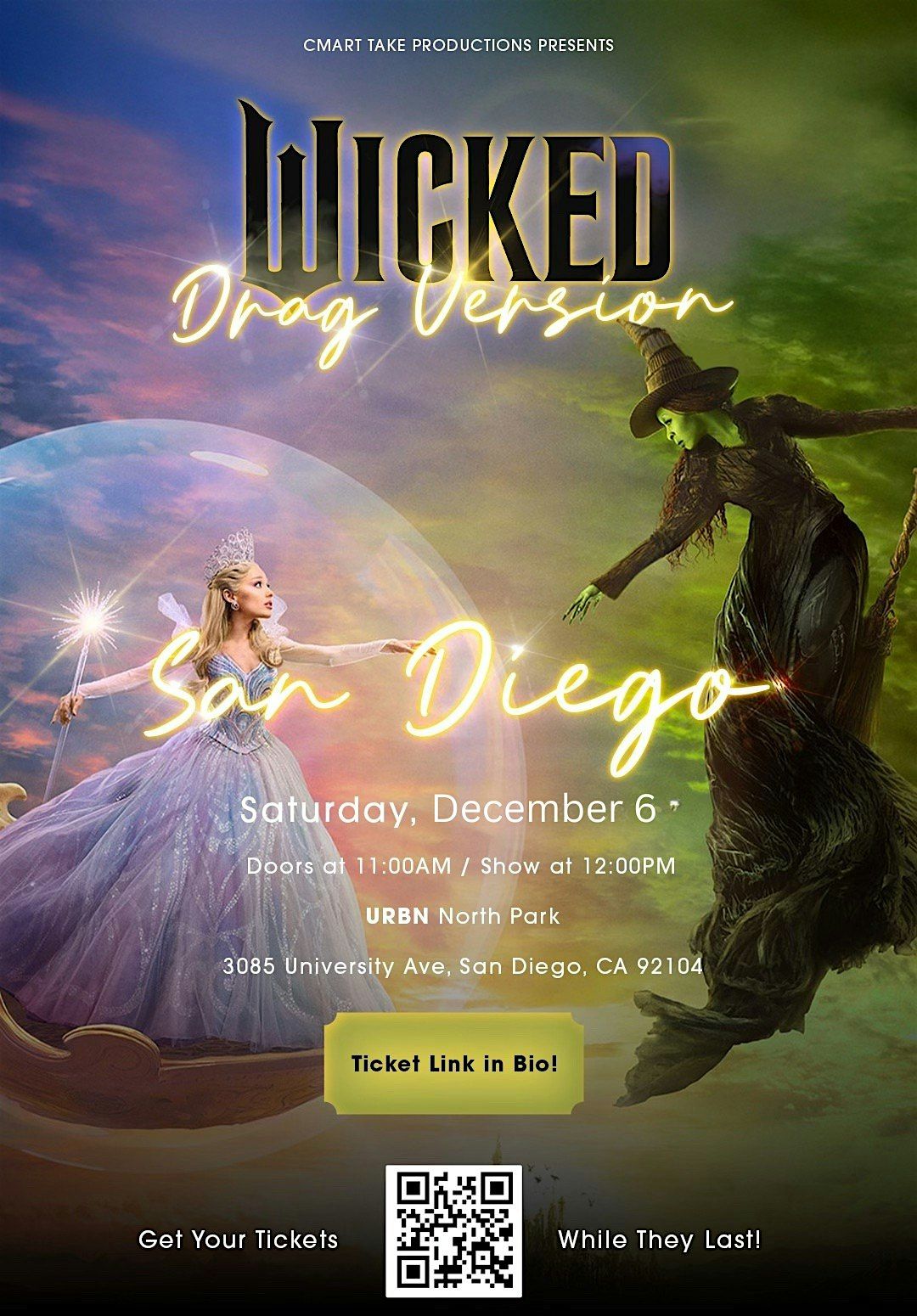 WICKED (Drag Version) San Diego 12/6 | Event in San Diego | AllEvents