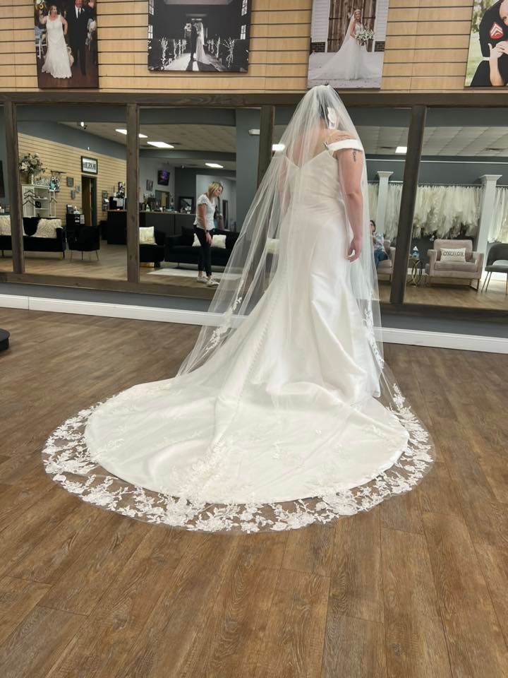 Wedding dress shopping, Carolina Bridal World, Smithfield, May 12 2023