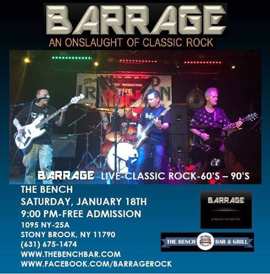 Barrage At The Bench Stony Brook