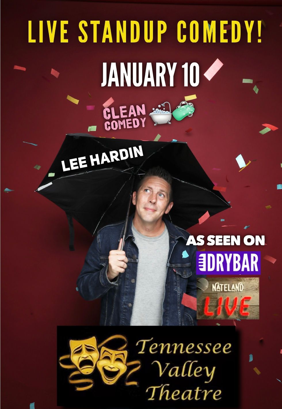Lee Hardin at The Comedy Catch at The Choo Choo, 11 December | Event in Dunlap | AllEvents