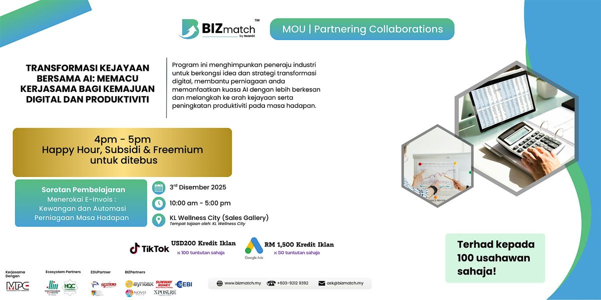 Invitation to AI-Driven Success: Connecting Partners For Digital Growth & P, 3 December | Event in Kuala Lumpur
