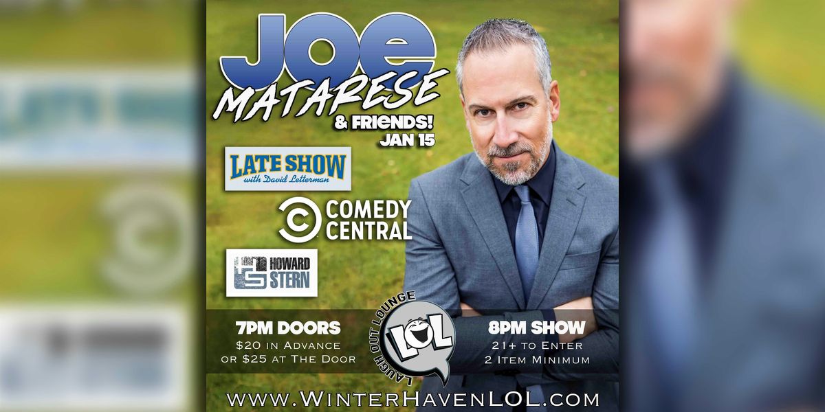 Joe Matarese & Friends!, 15 January | Event in Winter Haven | AllEvents