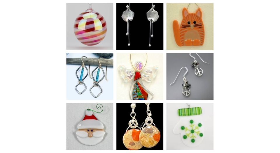 Annual Earrings and Ornaments Sale 2022, Art Cats gallery, Muskegon