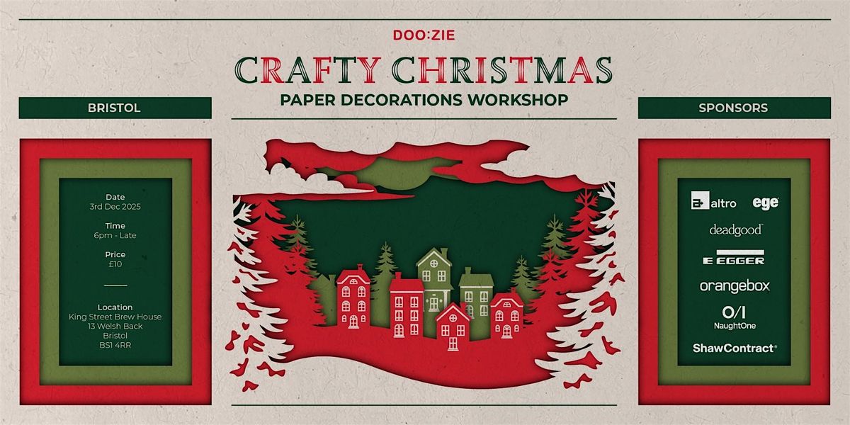 Bristol Doo:zie Xmas crafts, 3 December | Event in Bristol | AllEvents