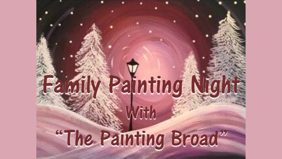 Family painting night with the painting broad 9391 lincoln hwy