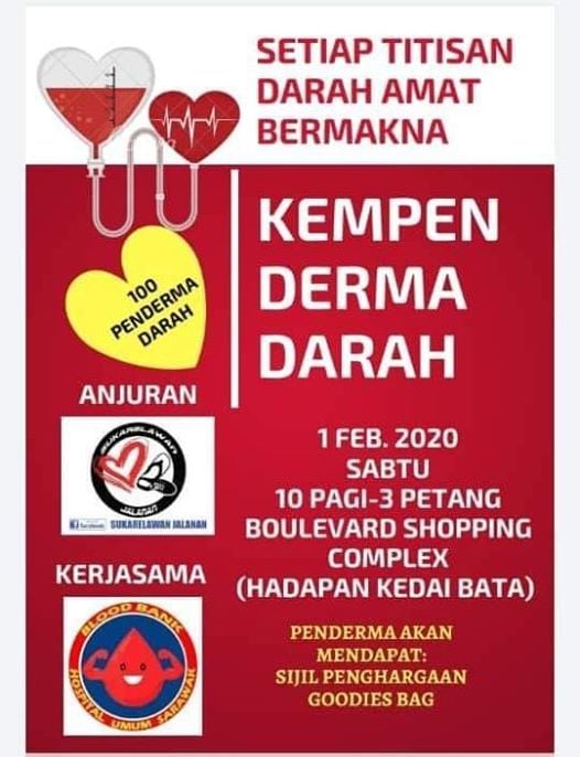 Kempen Derma Darah At Boulevard Hypermarket Kuching Sarawak Miri