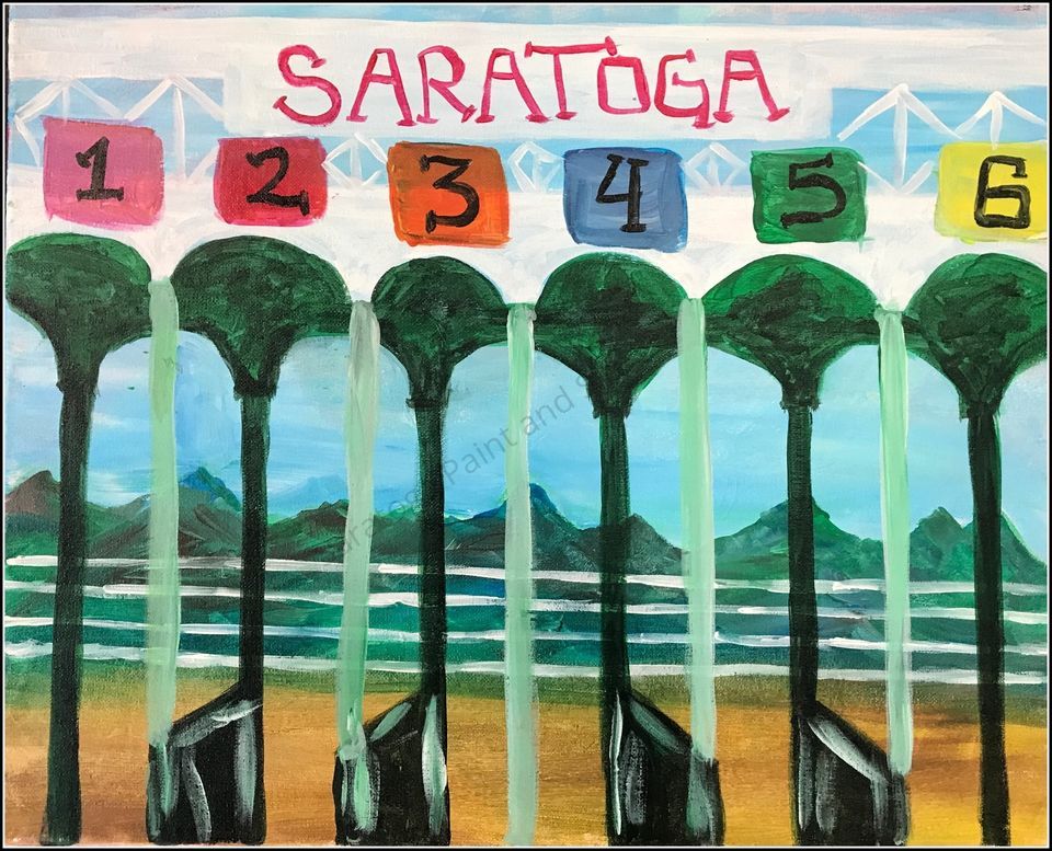 Starting Gate Saratoga Studio Saratoga Paint And Sip Studio Starting Gate Saratoga Studio Saratoga Paint And Sip Studio
