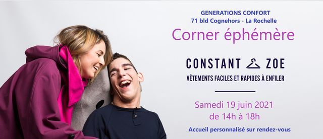 Corner Ephemere Constant Et Zoe Generations Confort Bebe Cash La Rochelle Royan June 19 21 Allevents In