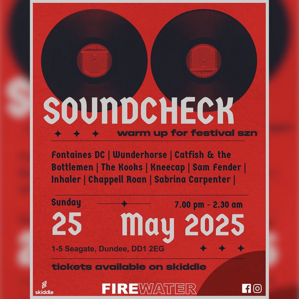 Soundcheck: Bank Holiday Special, 25 May | Event in Dundee | AllEvents