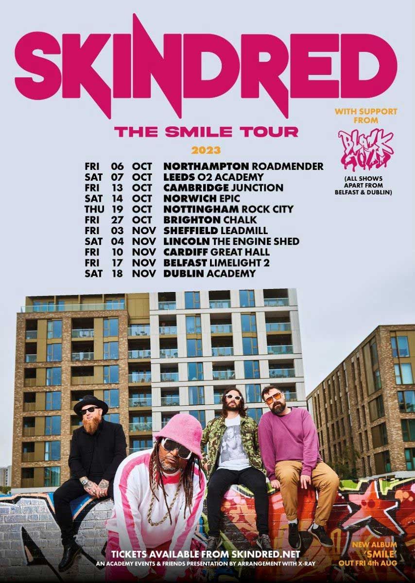 Skindred Brighton Tickets, 18 September | Event in Brighton | AllEvents