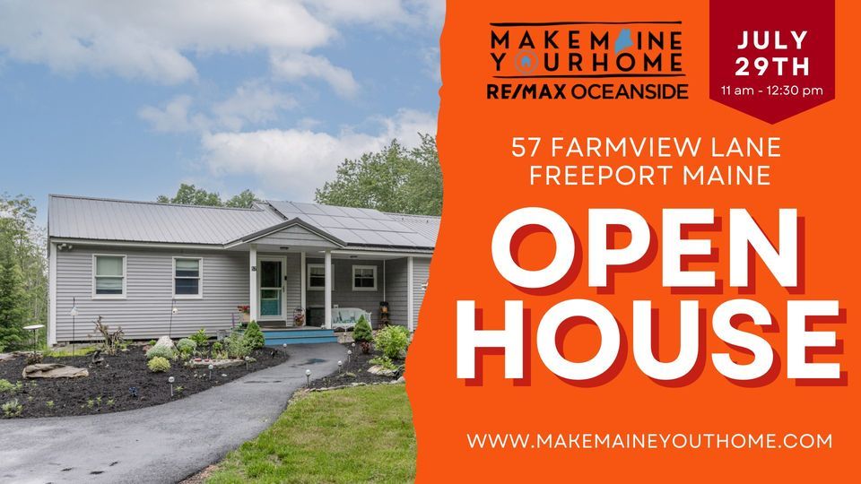 Open House 57 Farmview Freeport Maine , 57 Farmview Ln, Freeport, ME
