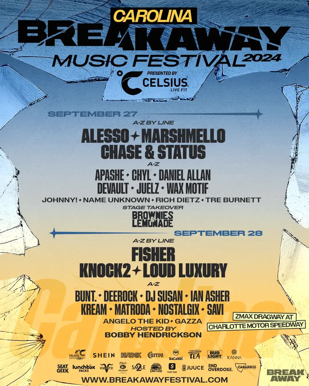 Breakaway Music Festival with Alesso, Marshmello, Fisher and more (2 Day Pass), 27 September | Event in Concord