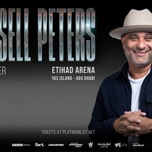 Live Nation Middle East Presents Russell Peters at Etihad Arena in Abu Dhabi