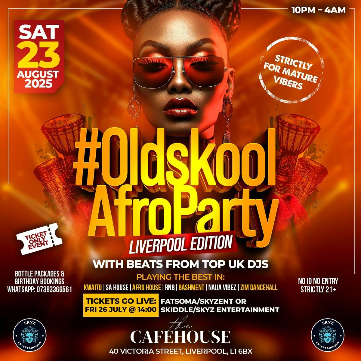 Old Skool Afro Party Liverpool Edition , 23 August | Event in Liverpool | AllEvents