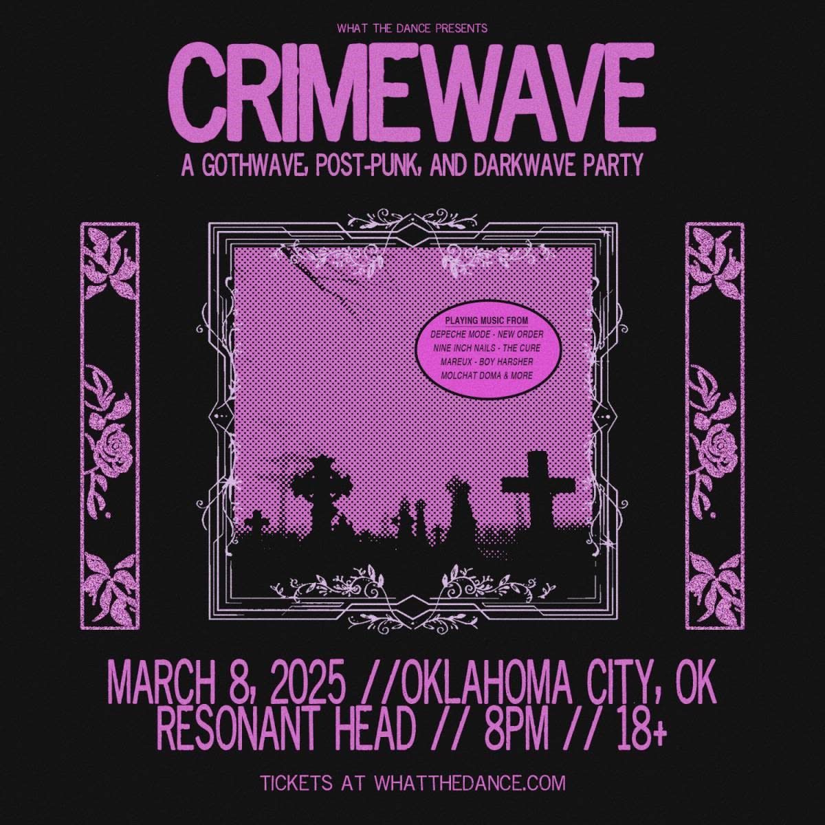 Crimewave - Darkwave Dance Party, 7 August | Event in Baltimore | AllEvents