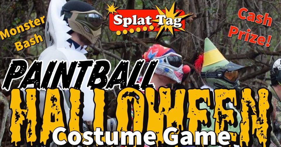 Monster Bash Paintball Halloween Costume Game, Splat Tag Paintball