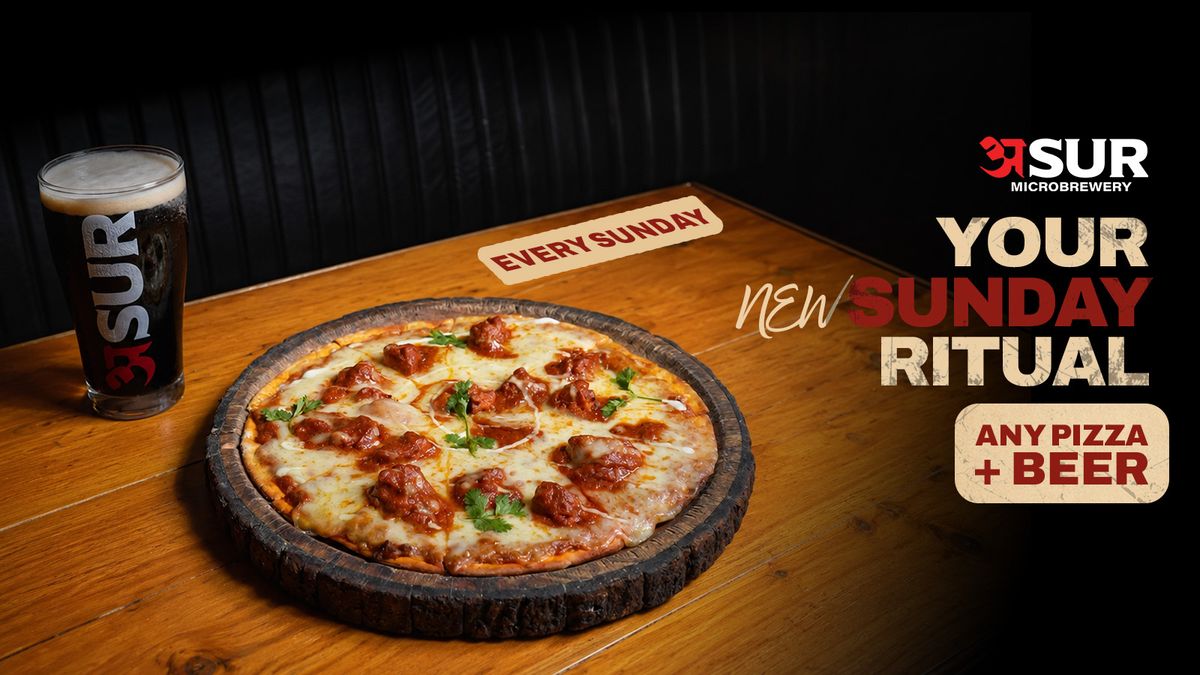 Your New Sunday Ritual: Pizza & Beer