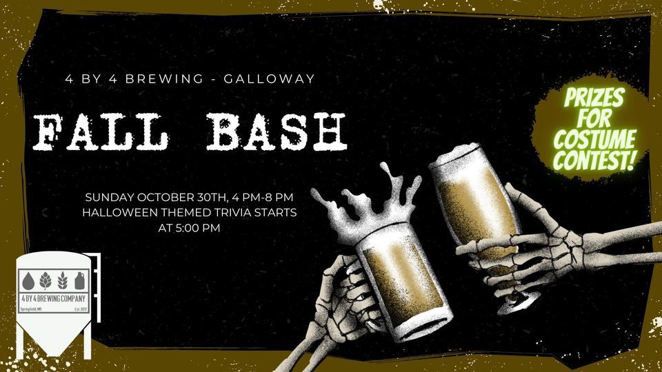 Fall Bash At 4 By 4 4 By 4 Brewing Galloway Springfield October 30 22 Allevents In Fall Bash At 4 By 4 4 By 4 Brewing Galloway Springfield October 30 22 Allevents In