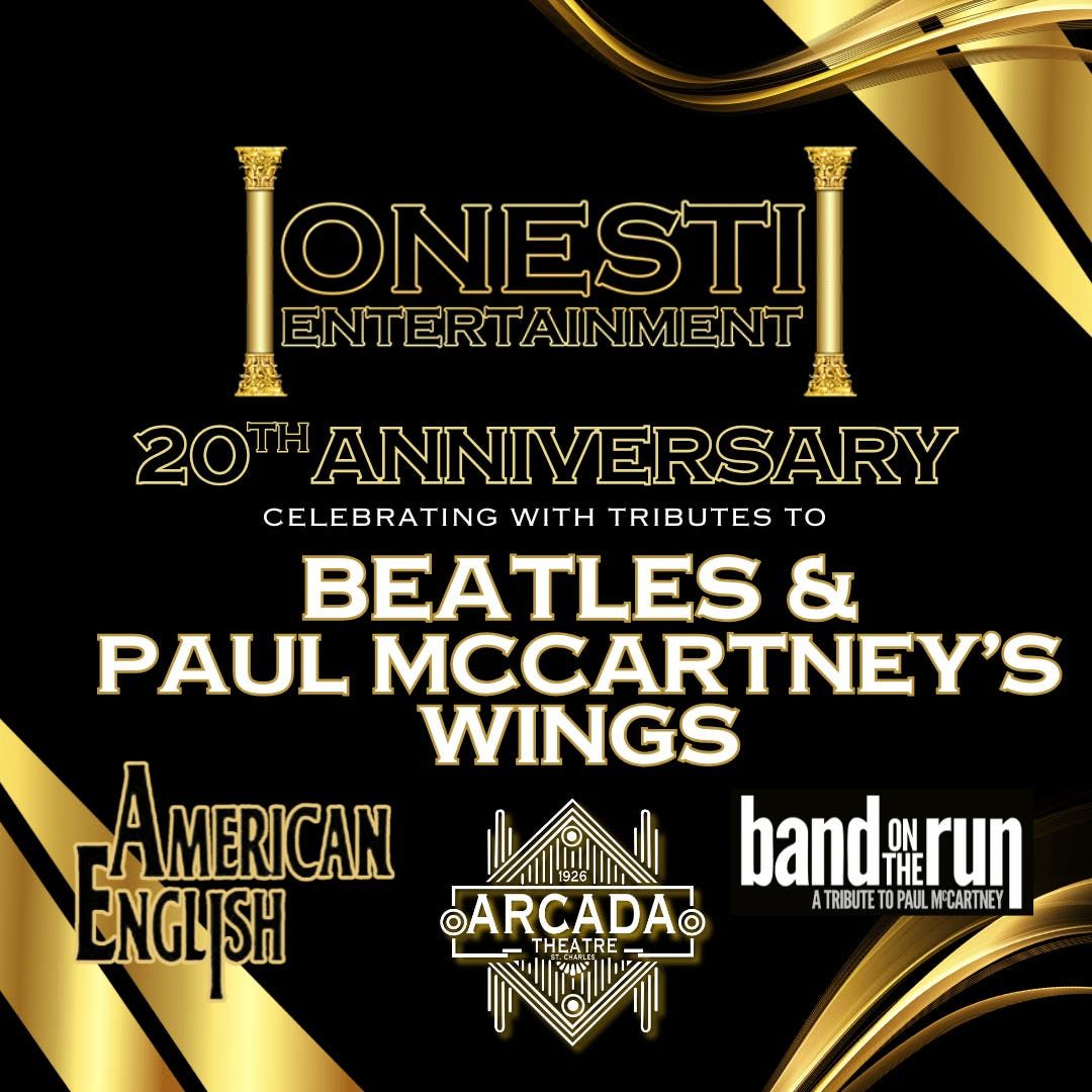 American English & Band On The Run at Arcada Theatre, 20 July | Event in Saint Charles | AllEvents