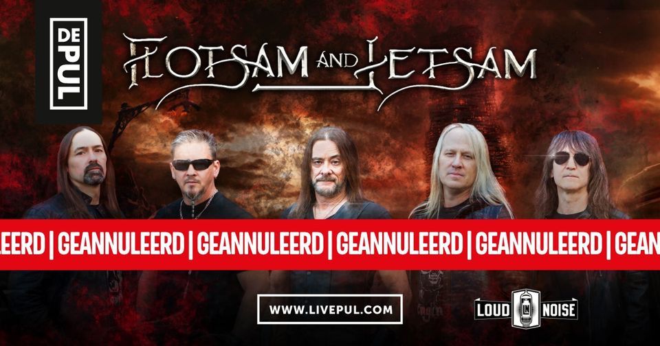 Flotsam and Jetsam Blood In The Water Tour 2023 De Pul Uden, De Pul