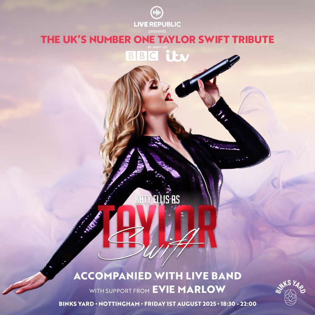 Katy Ellis as Taylor Swift | A Tribute | Binks Yard, 1 August | Event in Nottingham | AllEvents