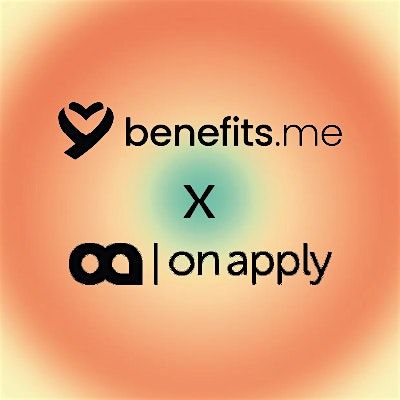 Benefits.me x OnApply logo