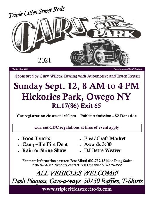 Cars In The Park 2021 September 12th The Hickories Park Owego September 12 2021 Allevents In Cars In The Park Owego 2022