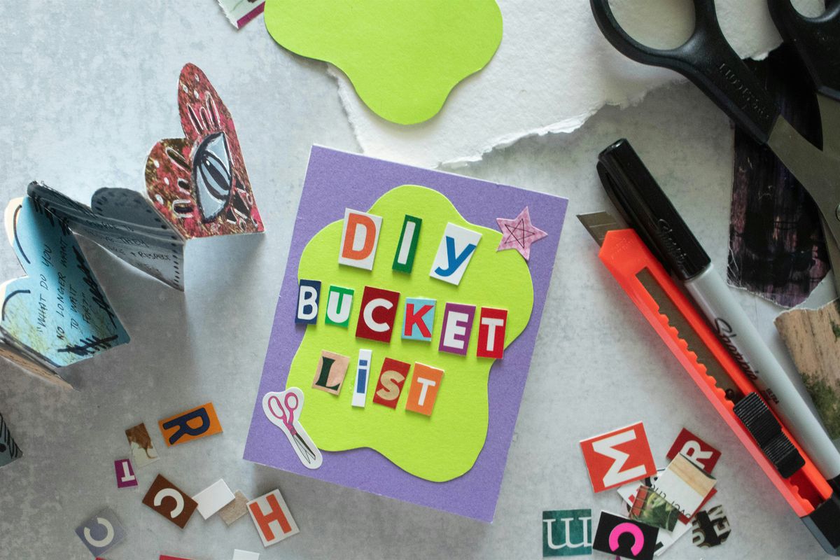 Intro to Zine Making: 2026 Bucket List (Adult and 16+)