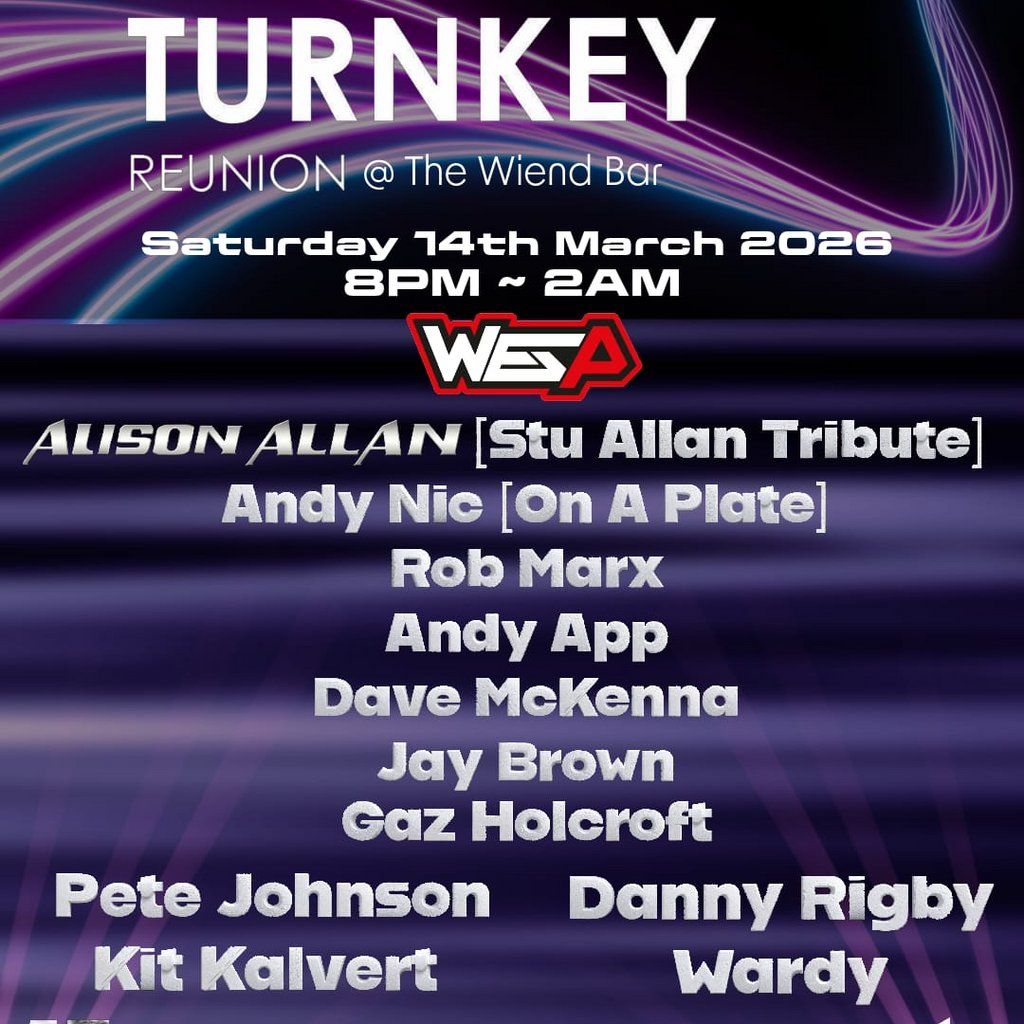 The Turnkey Reunion 2026, 14 March | Event in Leigh | AllEvents