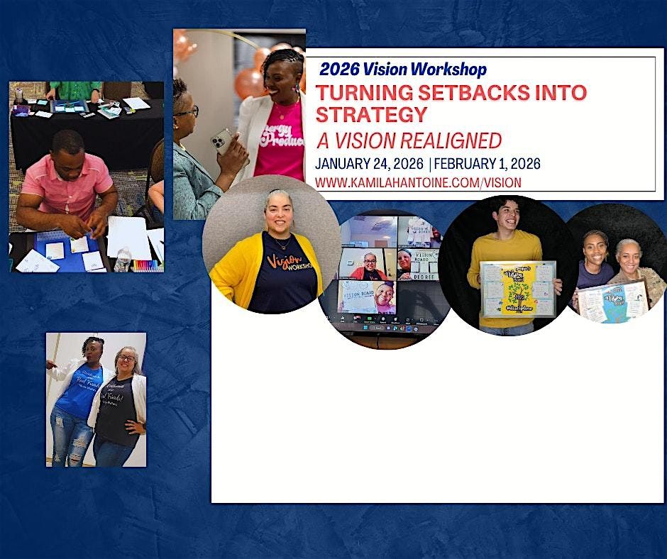 2026 VISION WORKSHOP: Turning Setbacks into Strategy - A Vision Realigned, 24 January | Event in San Antonio