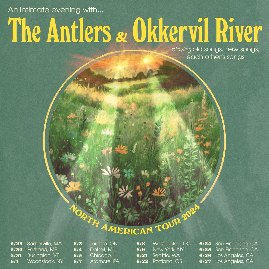 The Antlers and Okkervil River at White Eagle Hall, 12 June | Event in Jersey City | AllEvents