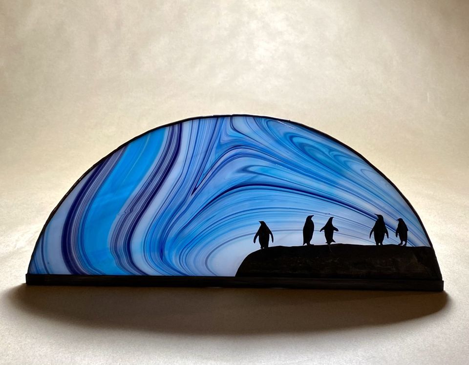 Stained Glass Northern Lights Panel New date, Newmarket.ONT, 23