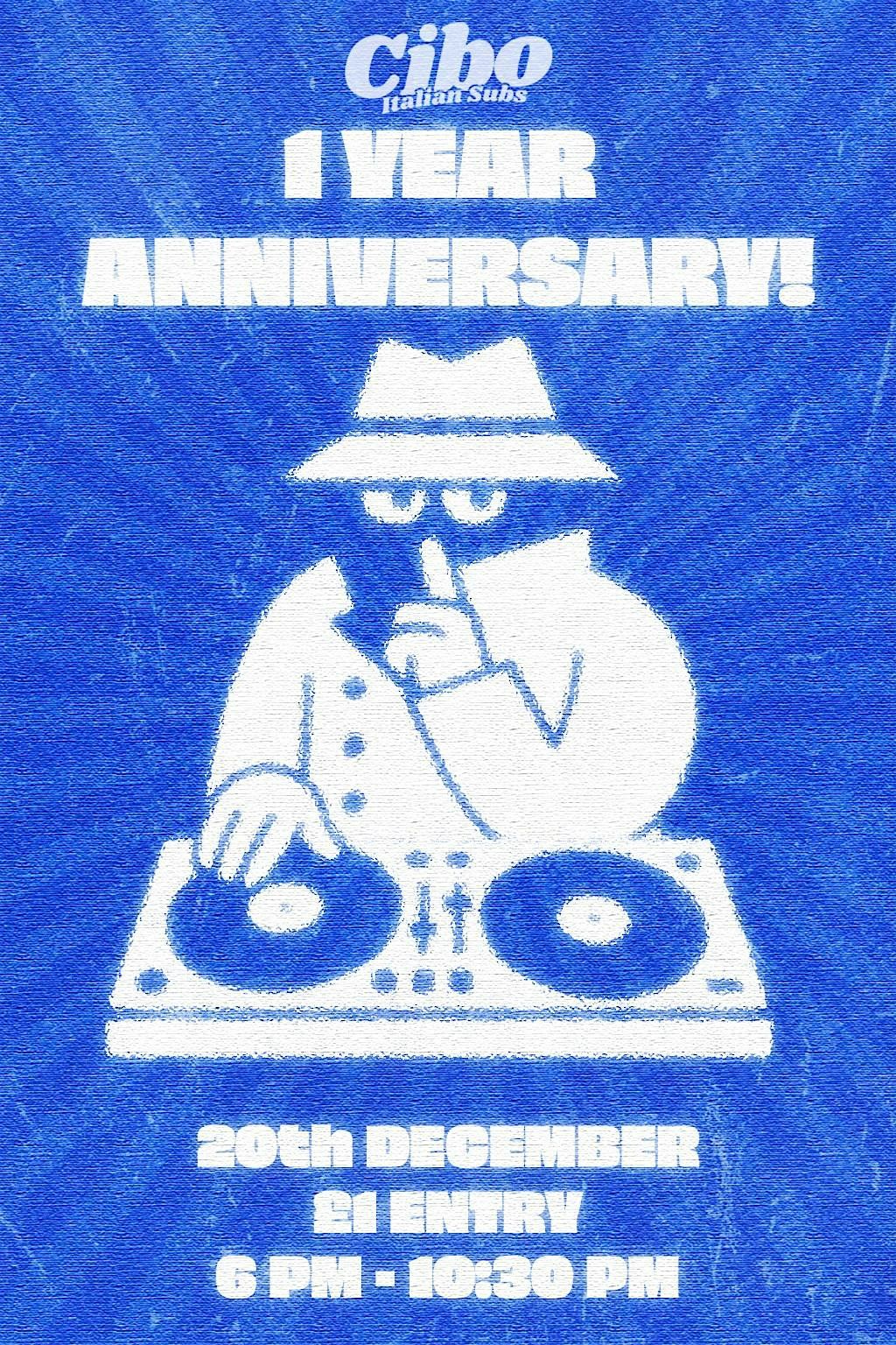 CIBO 1 YEAR ANNIVERSARY !, 20 December | Event in Bedford | AllEvents