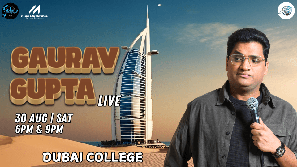 Gaurav Gupta Live in Dubai 2025, 30 August | Event in Dubai | AllEvents