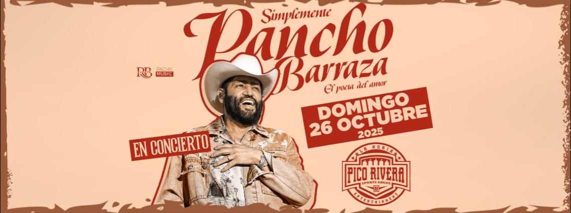 PANCHO BARRAZA EN PICO RIVERA, 26 October | Event in Pico Rivera | AllEvents