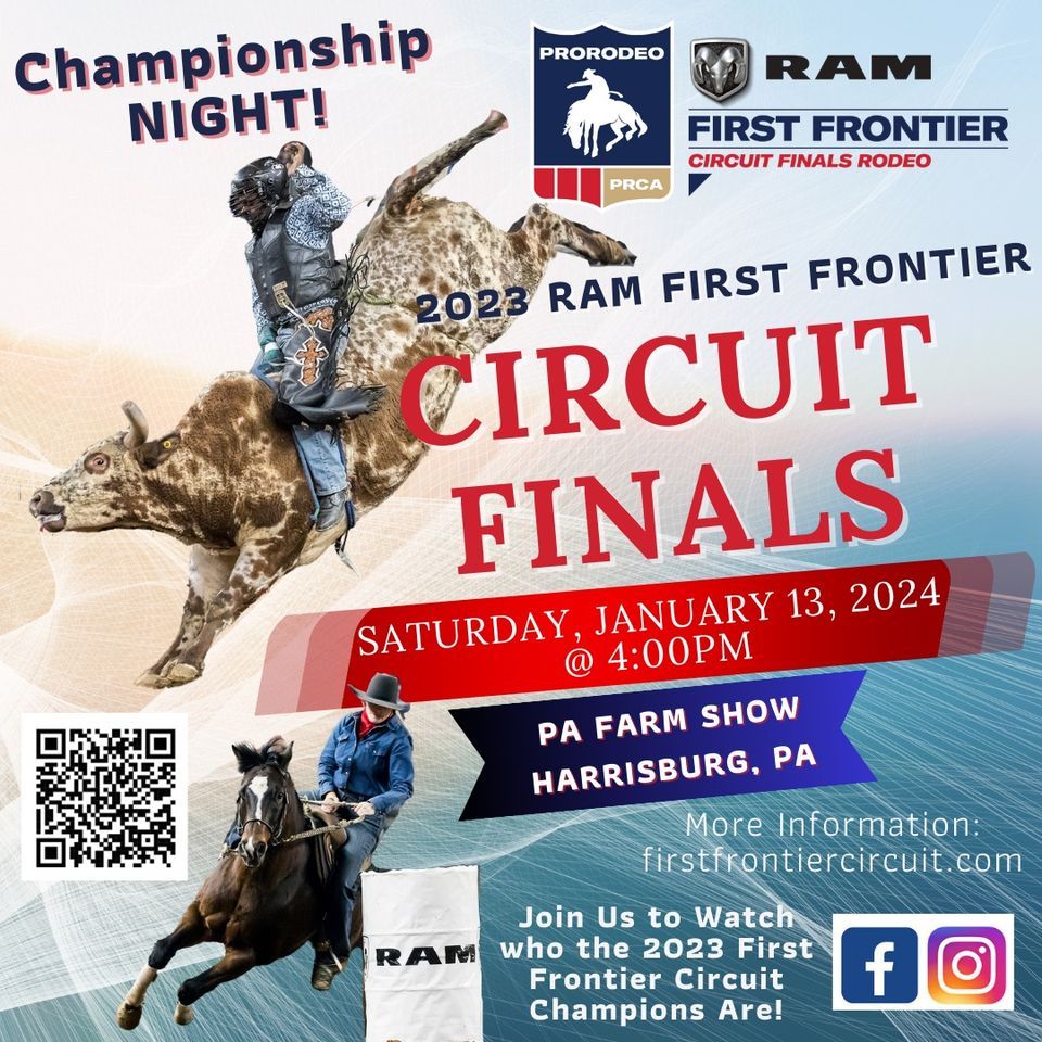 First Frontier Circuit Finals Rodeo Saturday , Pa State Farm Show