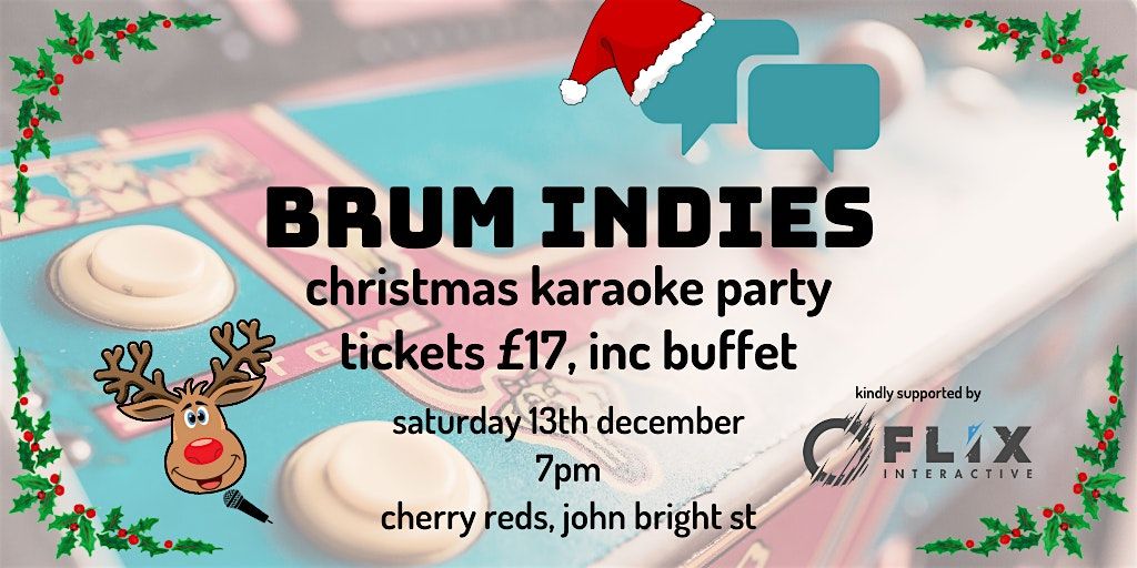 Brum Indies Christmas Party, supported by Flix Interactive, 13 December | Event in Birmingham | AllEvents