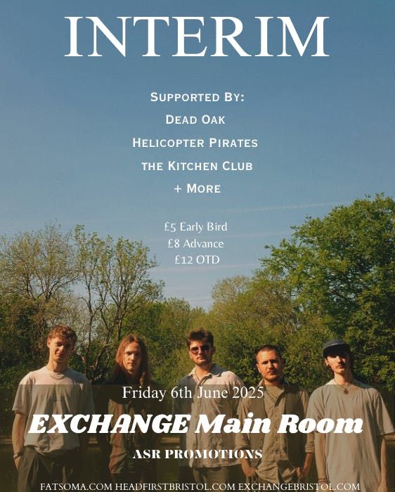 ASR Promotions Presents: Interim + Dead Oak + Helicopter Pirates + The Kitchen Club &amp; More, 6 June