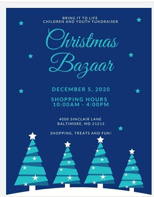 Christmas Bazar 4000 Sinclair Ln Baltimore Md 21213 2134 United States 5 December 2020