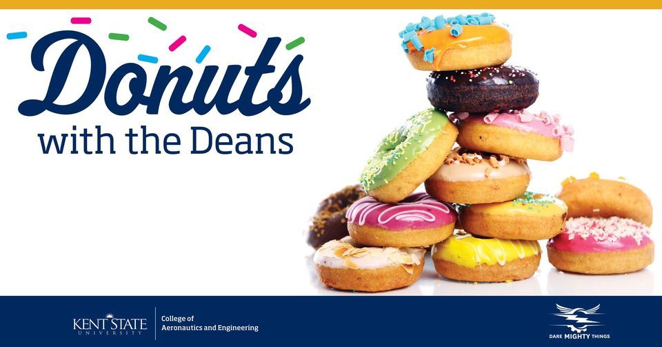 Donuts with the Deans, Kent State College of Aeronautics and