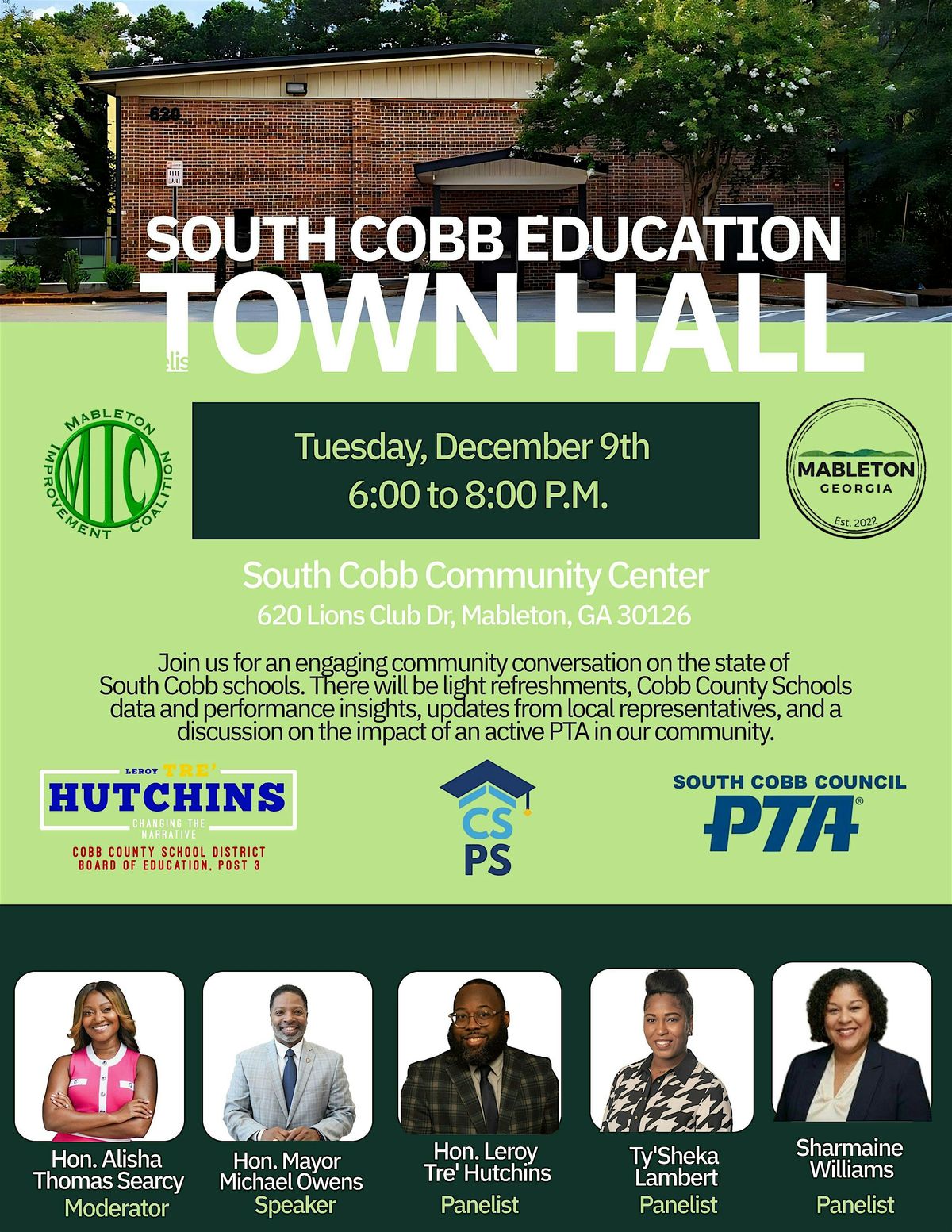State of South Cobb Schools | Event in Mableton | AllEvents