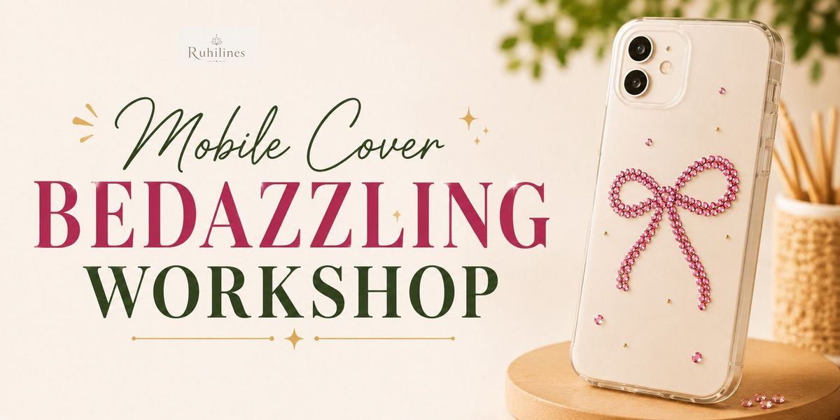 Mobile Cover Bedazzling